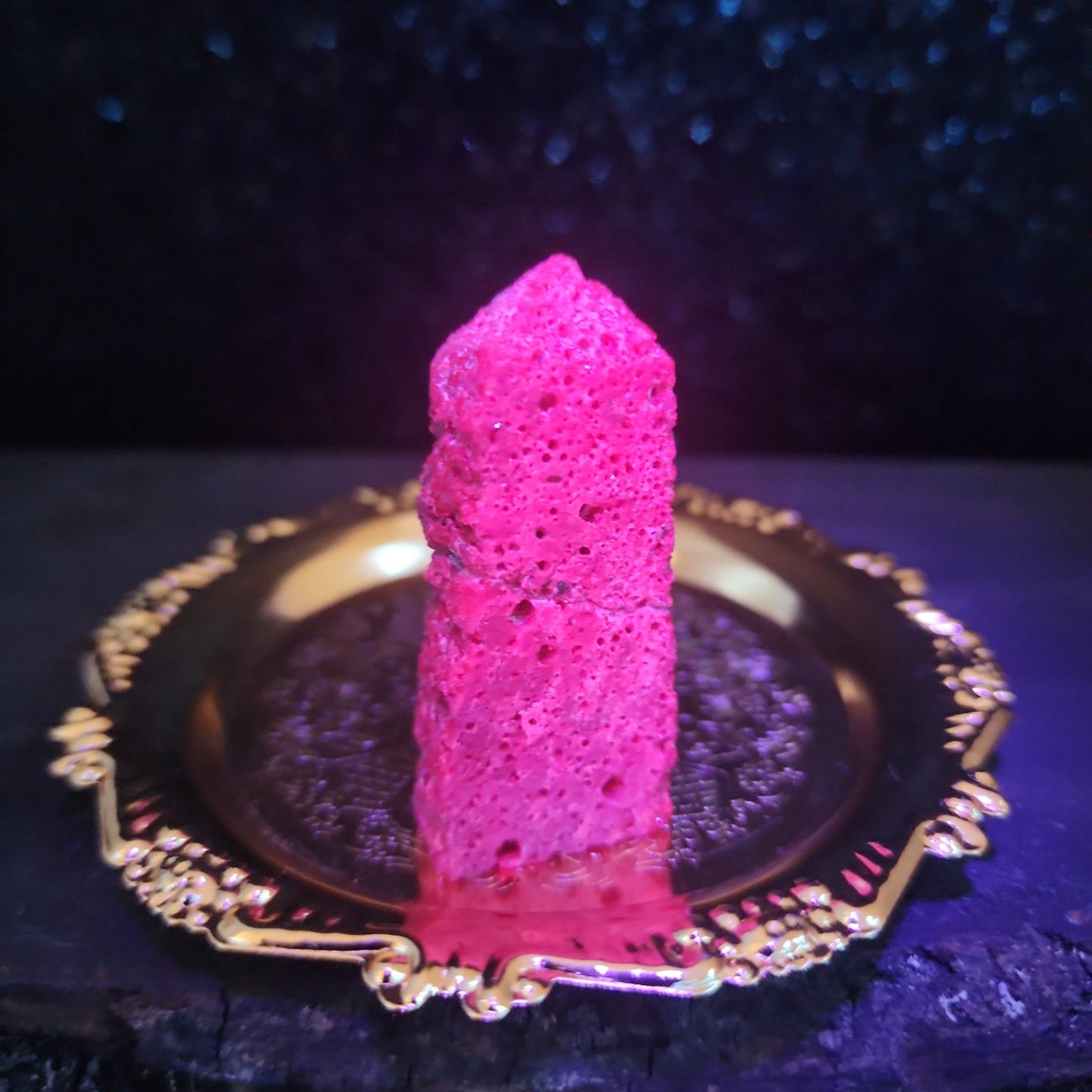 Honeycomb Ruby Tower - MagicBox Crystals