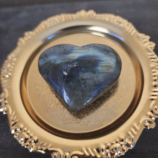 Labradorite Heart - MagicBox Crystals