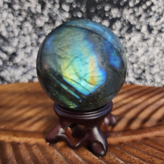 Labradorite Skull Sphere - MagicBox Crystals