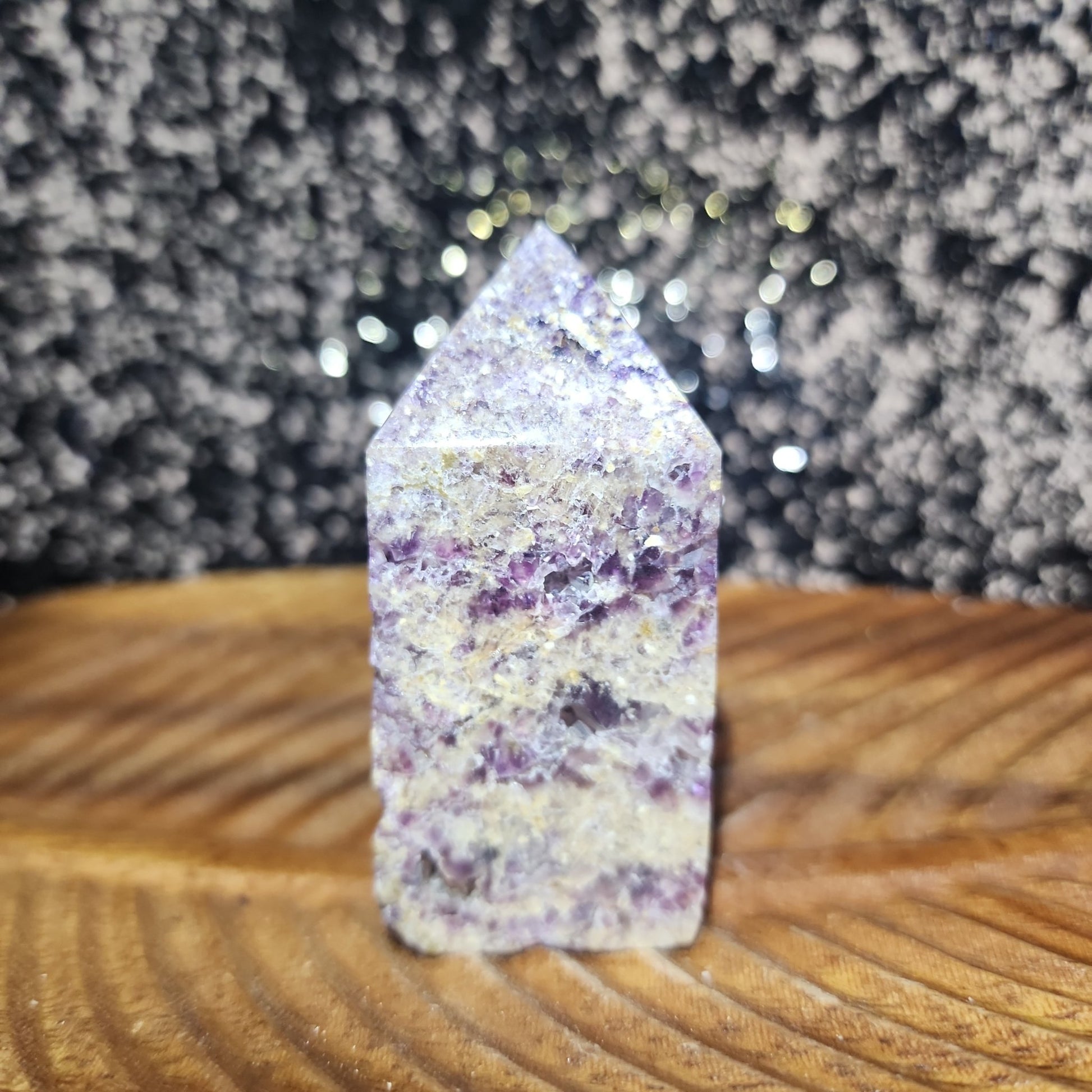 Lepidolite Tower - MagicBox Crystals