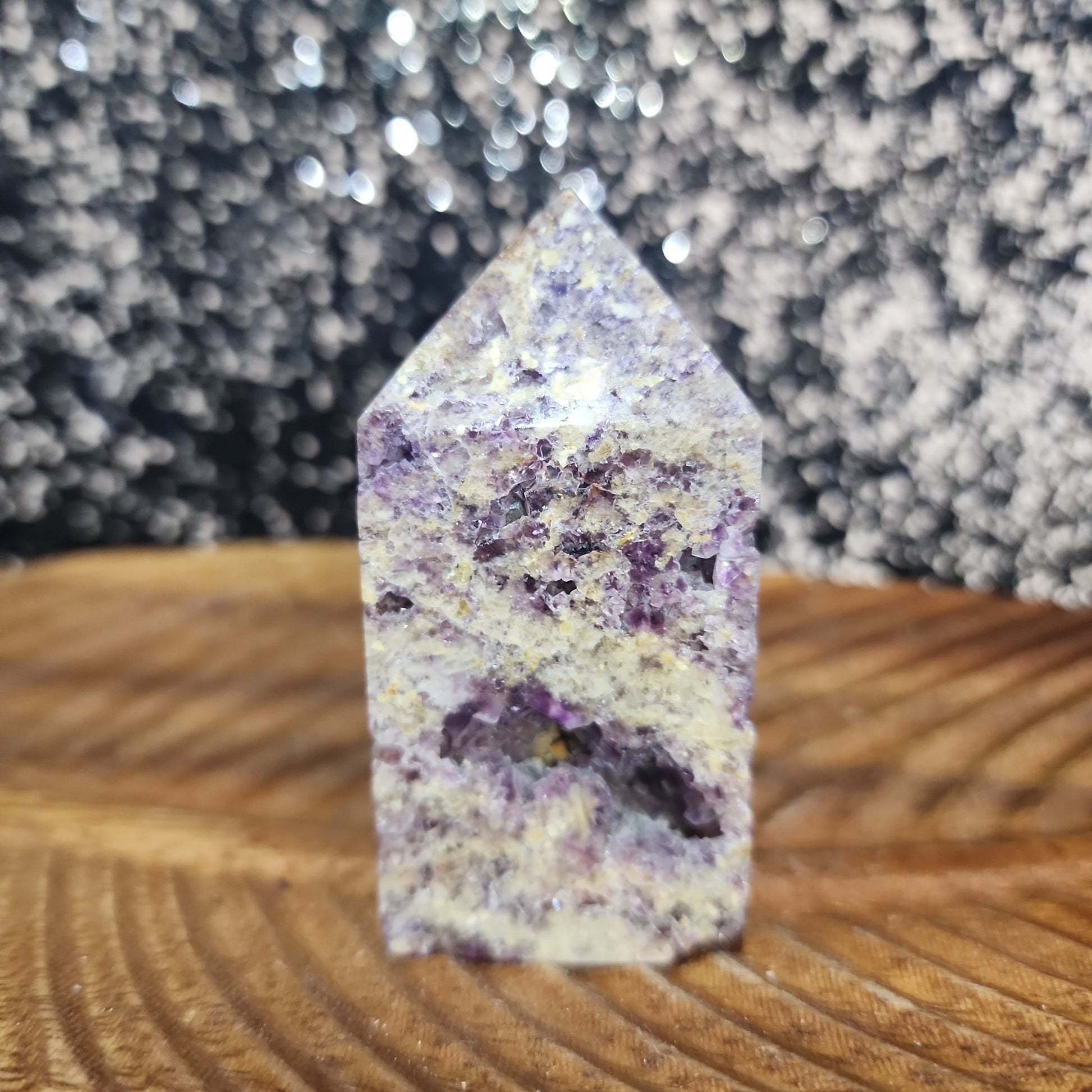 Lepidolite Tower - MagicBox Crystals