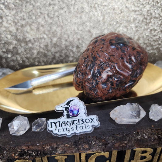 Mahogany Obsidian Human Brain - MagicBox Crystals