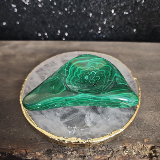 Malachite Sphere Holder - MagicBox Crystals