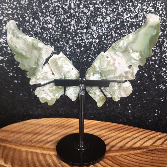 Moss Agate Butterfly Wings - MagicBox Crystals