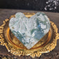 Moss Agate Heart - MagicBox Crystals