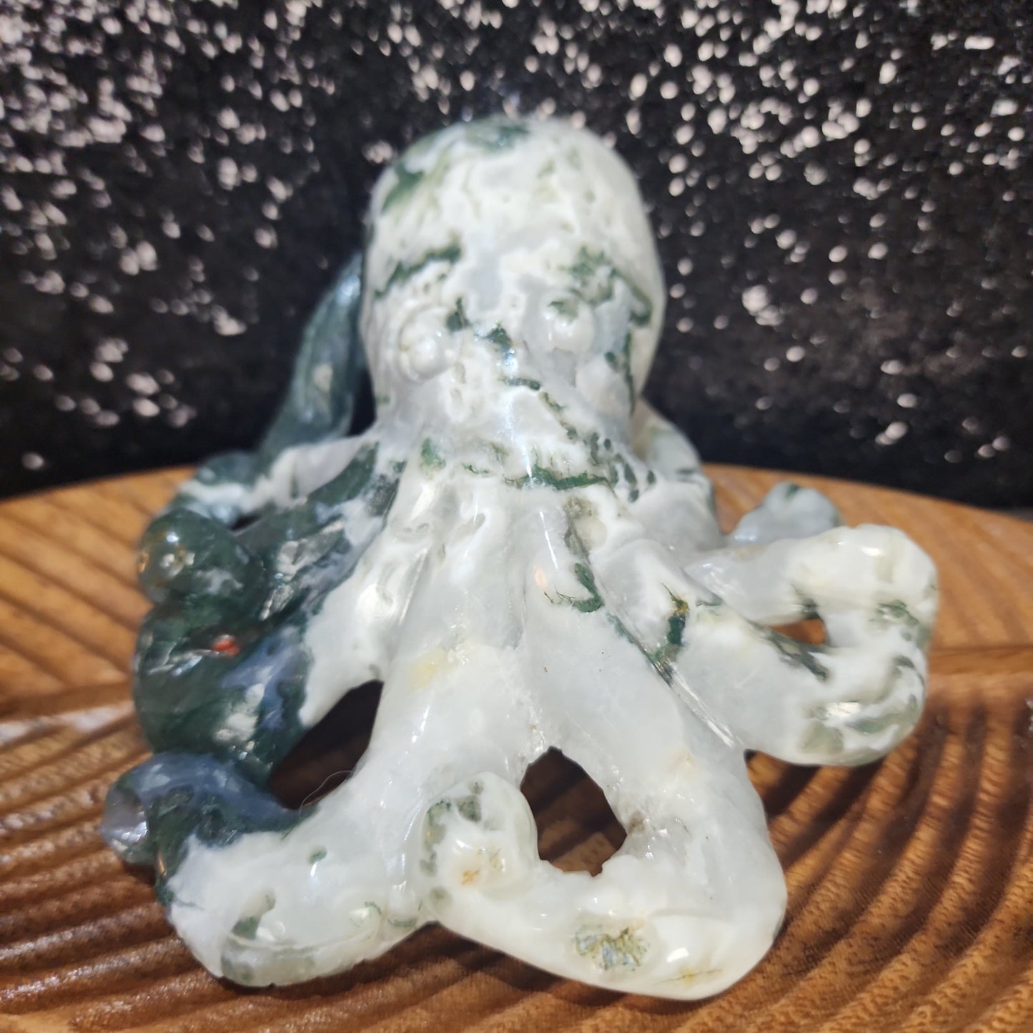 Moss Agate Octopus - MagicBox Crystals