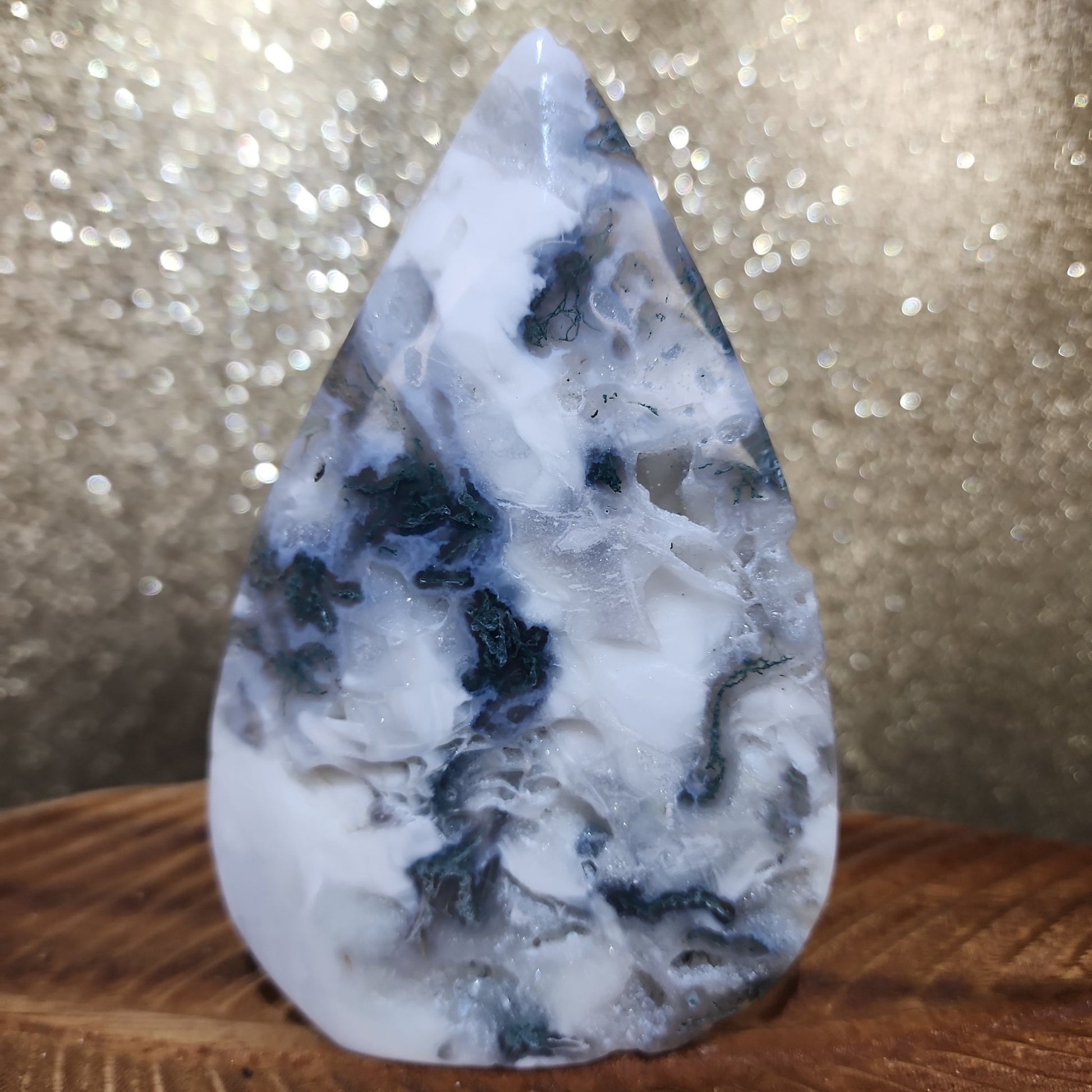 Moss Agate Spade - MagicBox Crystals