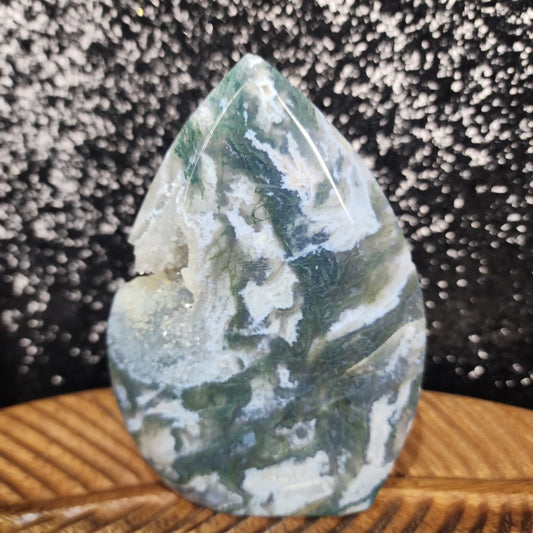 Moss Agate Spade - MagicBox Crystals