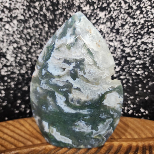 Moss Agate Spade - MagicBox Crystals