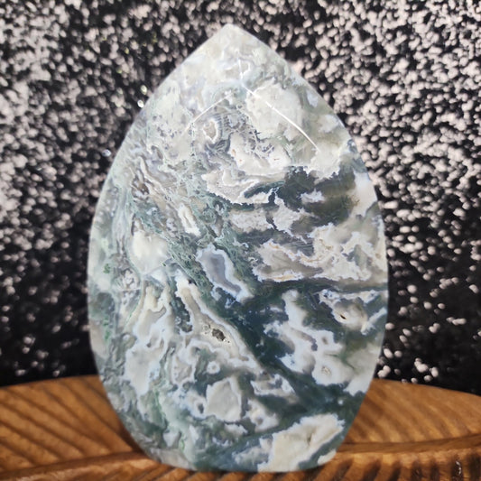 Moss Agate Spade - MagicBox Crystals