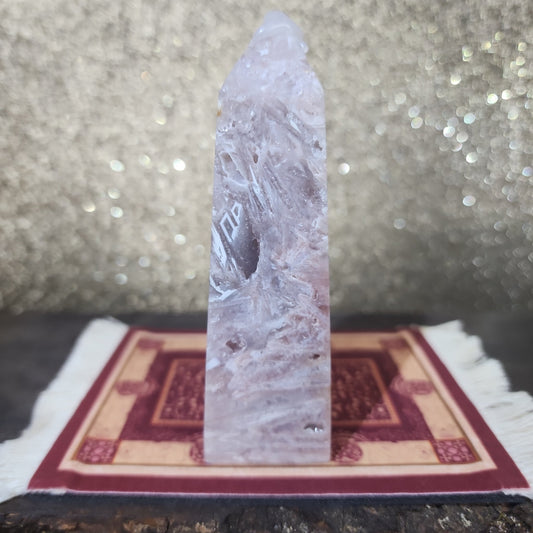 Pink Amethyst Agate Tower - MagicBox Crystals