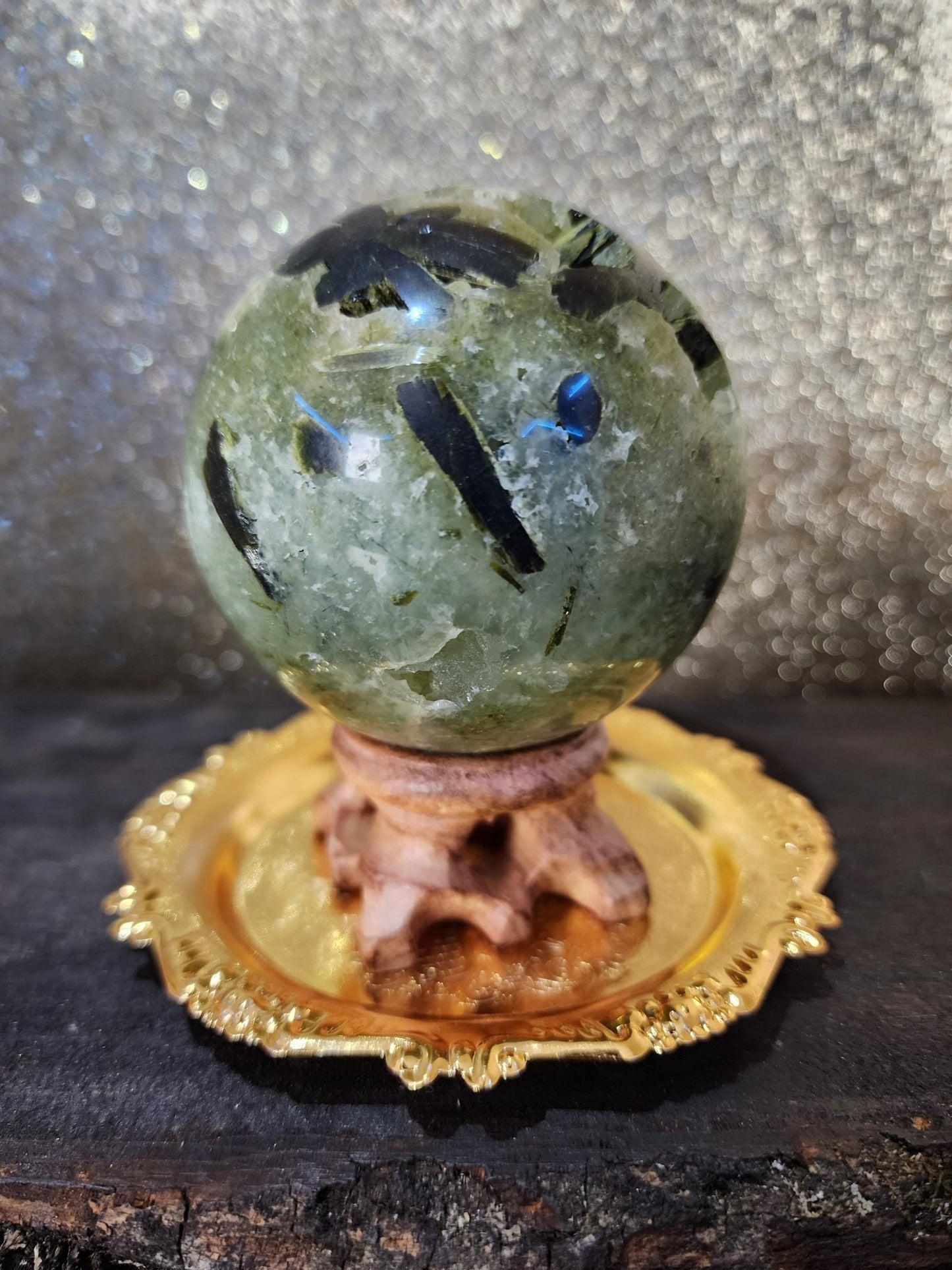 Prehnite Sphere - MagicBox Crystals