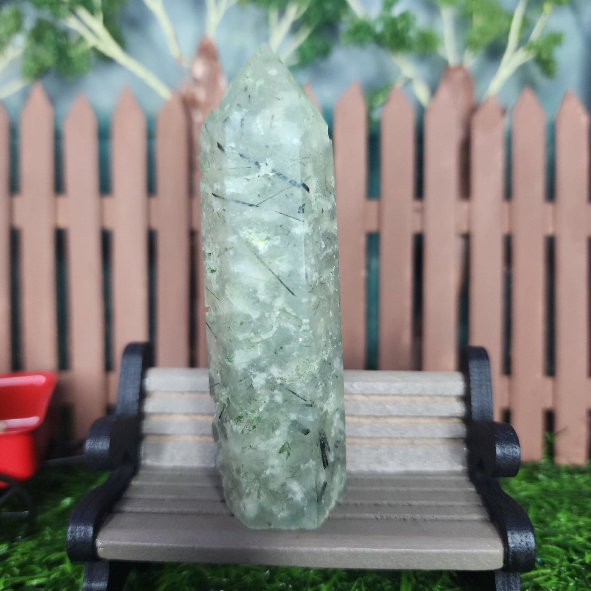 Prehnite Tower - MagicBox Crystals