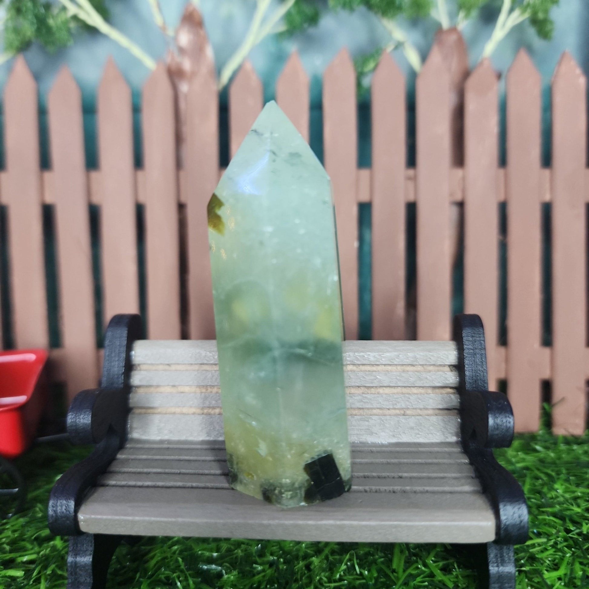 Prehnite Tower - MagicBox Crystals