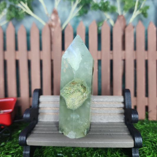 Prehnite Tower - MagicBox Crystals