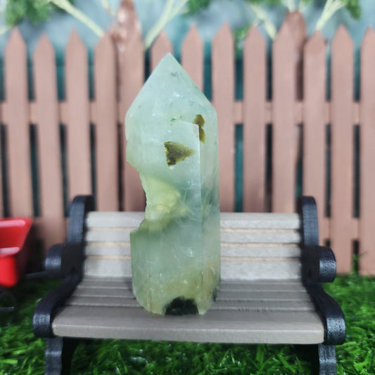 Prehnite Tower - MagicBox Crystals