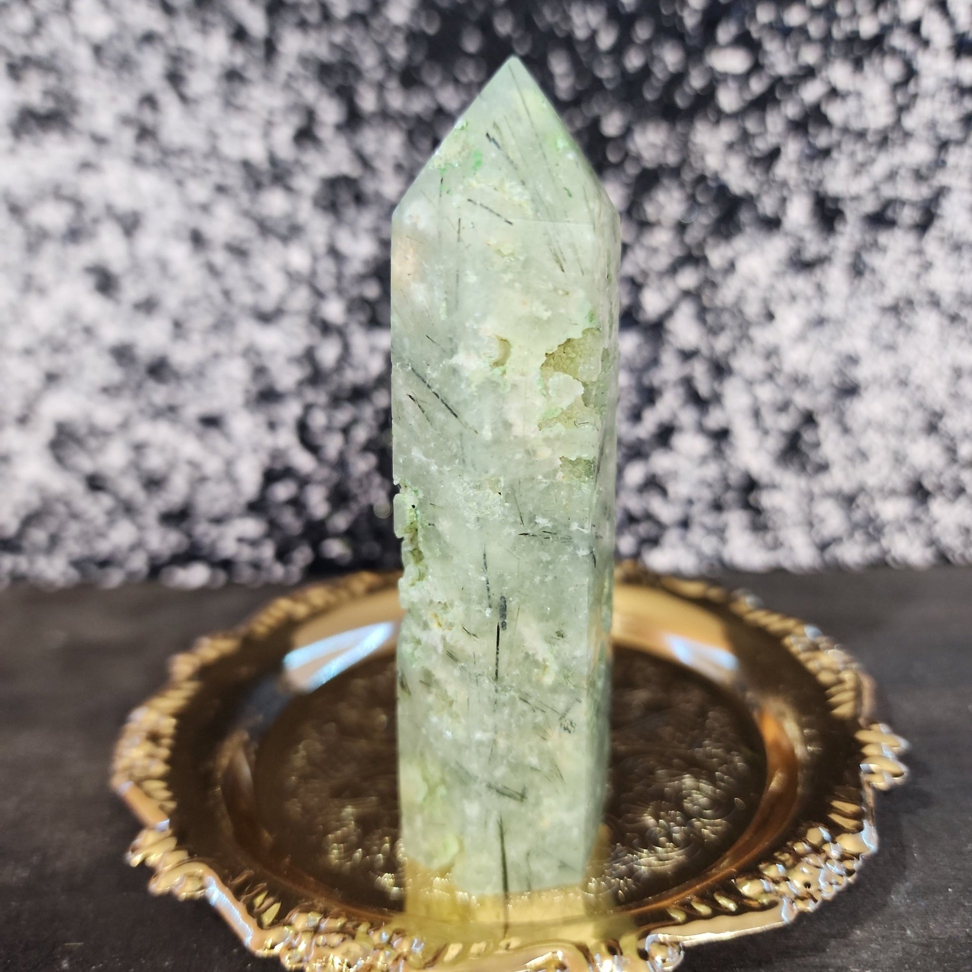 Prehnite Tower - MagicBox Crystals