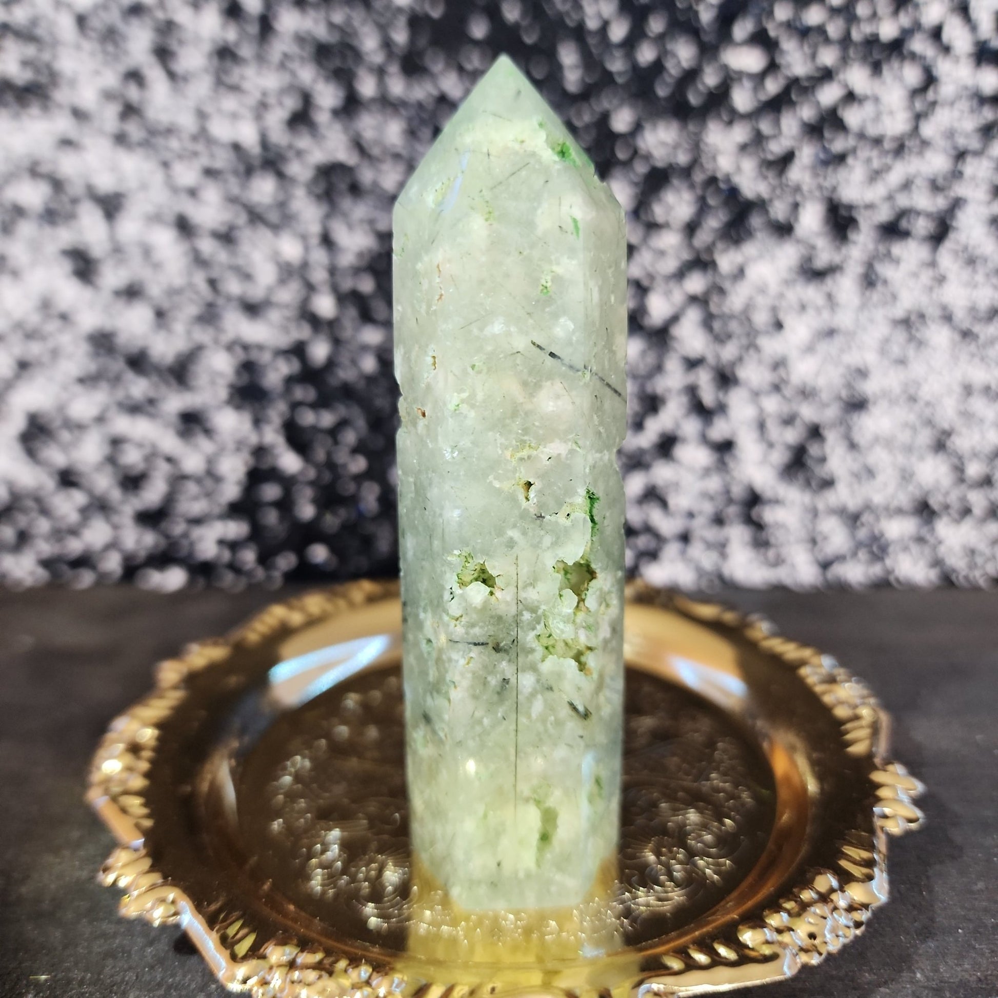 Prehnite Tower - MagicBox Crystals