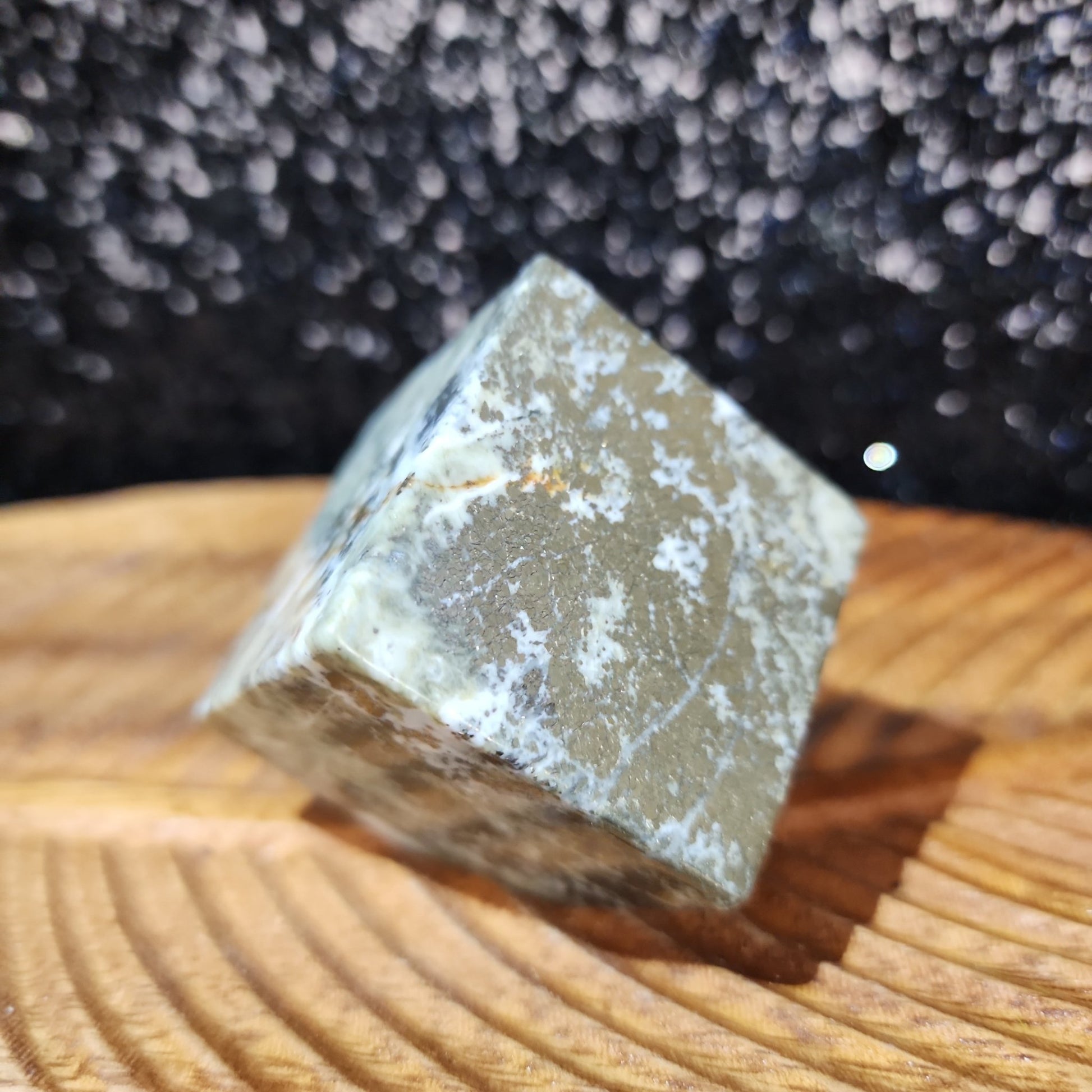 Pyrite Agate Cube - MagicBox Crystals
