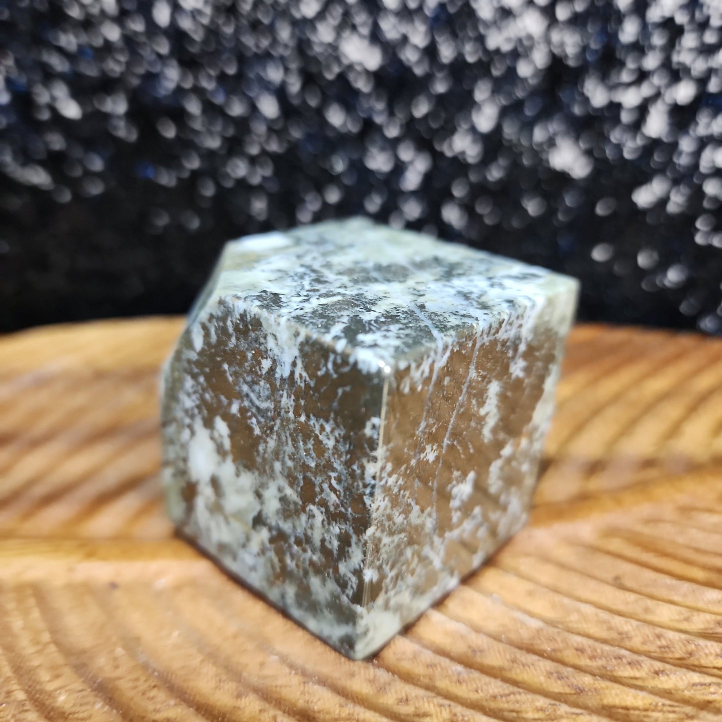 Pyrite Agate Cube - MagicBox Crystals