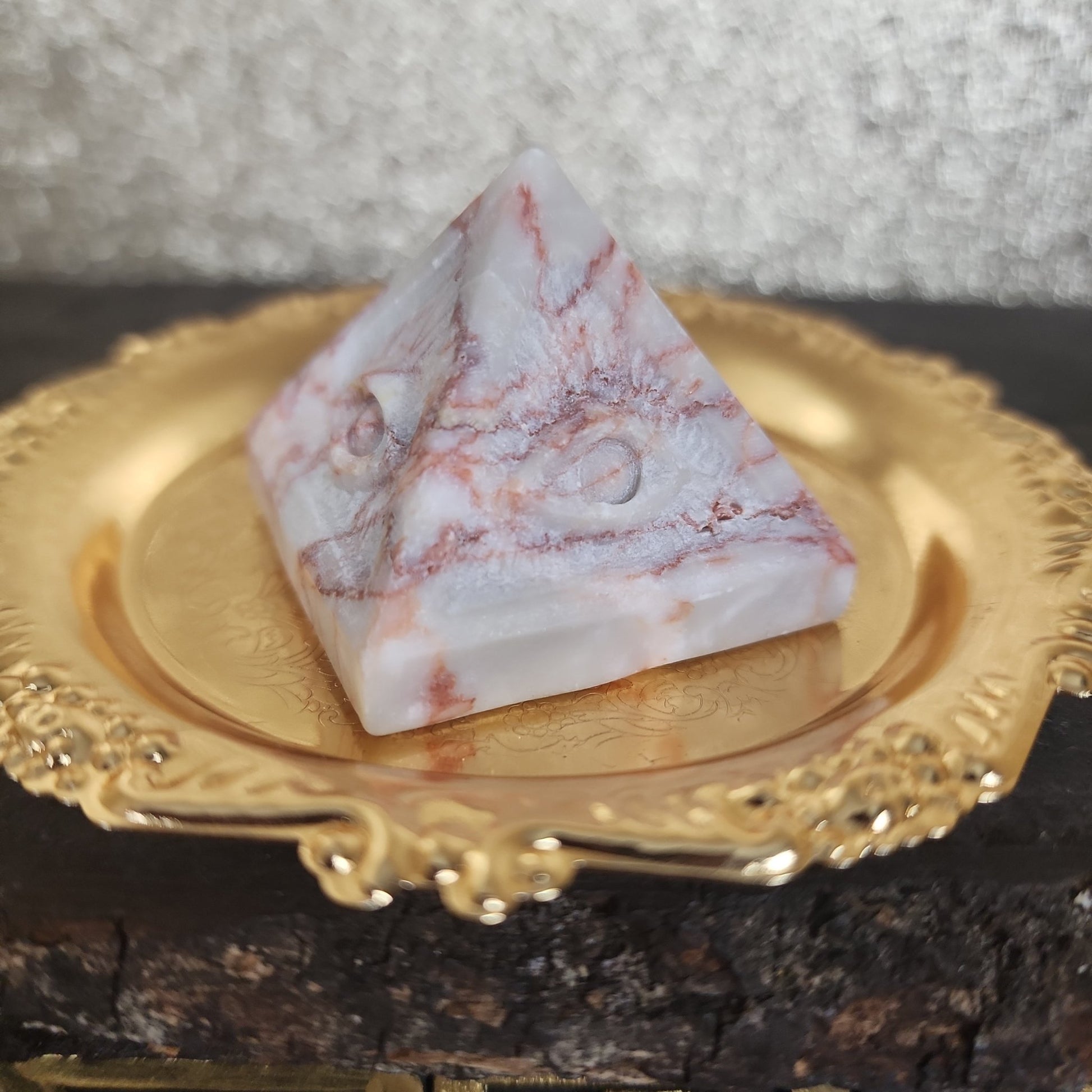 Red Vein Jasper Pyramid - MagicBox Crystals