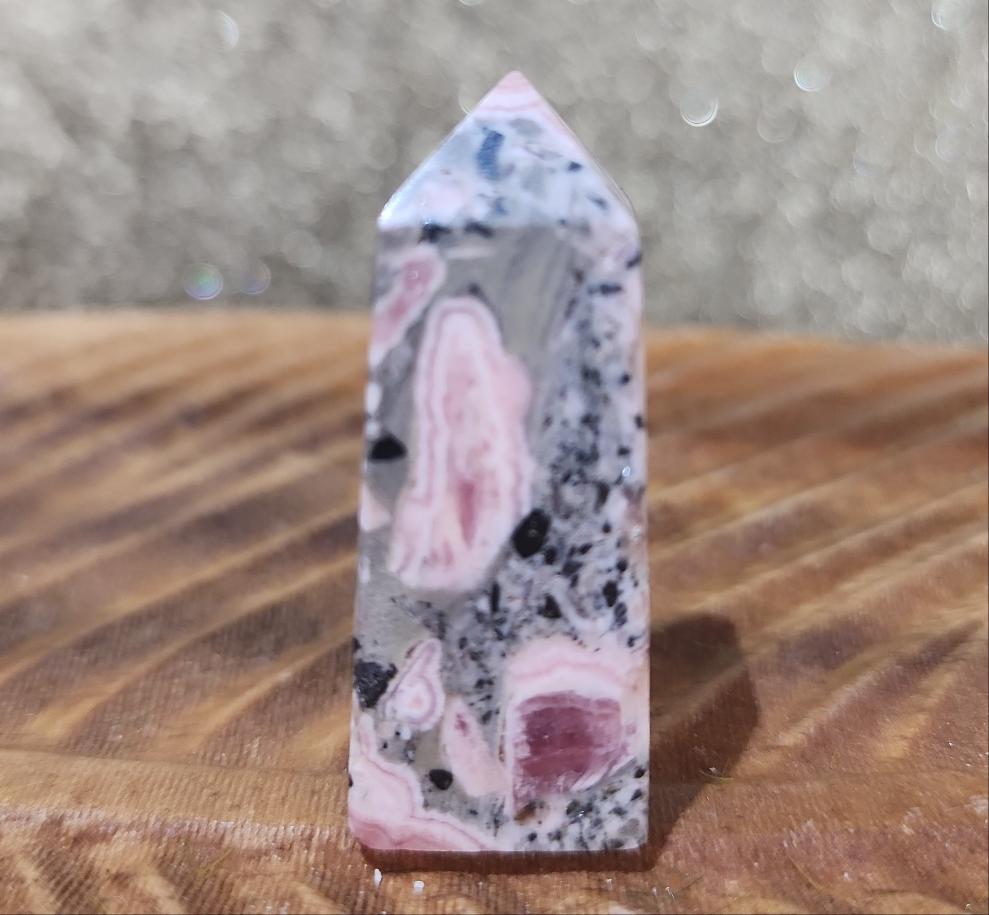 Rhodochrosite Tower - MagicBox Crystals