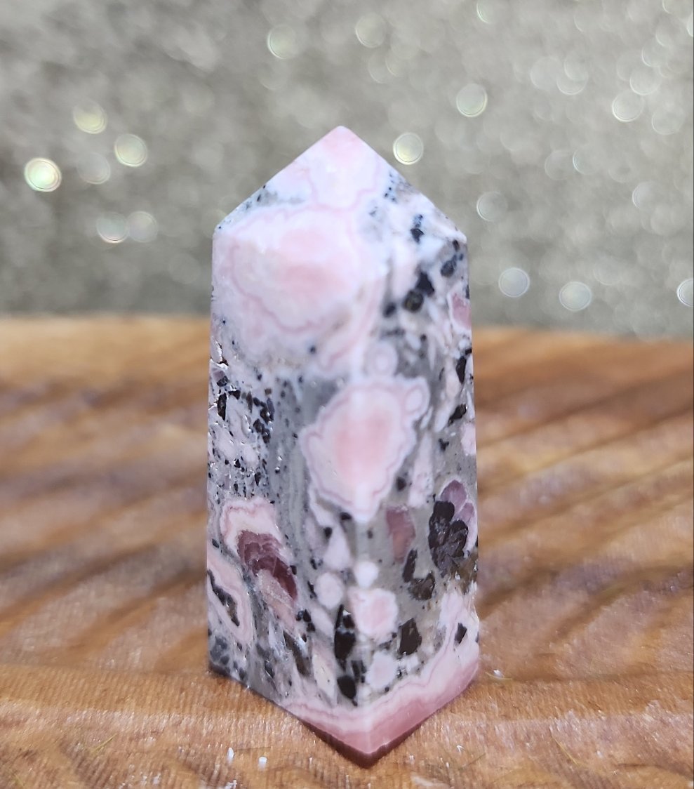 Rhodochrosite Tower - MagicBox Crystals