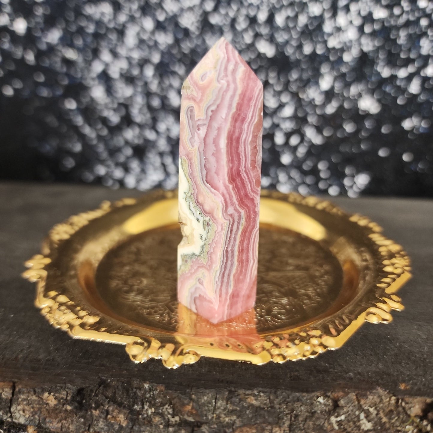 Rhodochrosite Tower - MagicBox Crystals