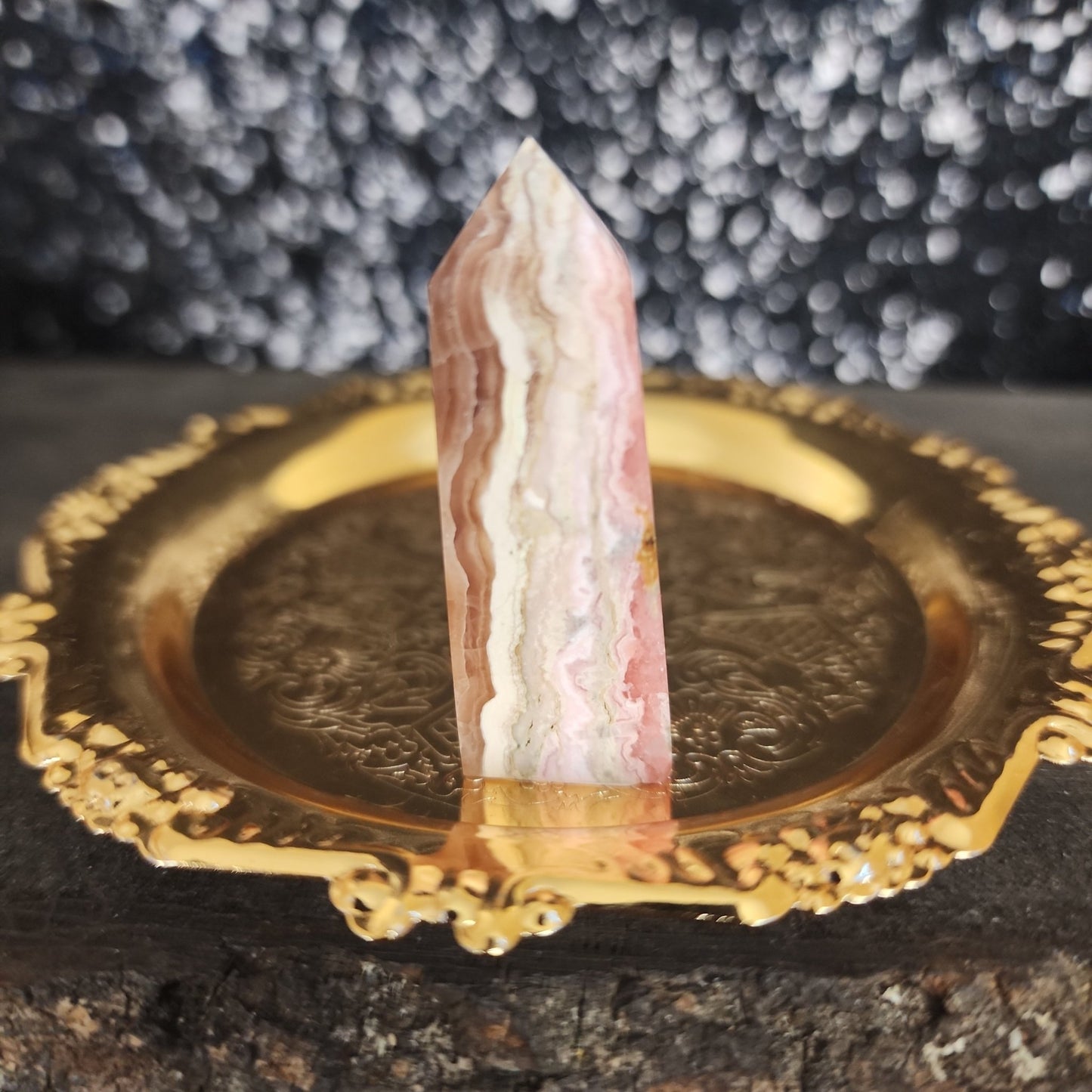 Rhodochrosite Tower - MagicBox Crystals