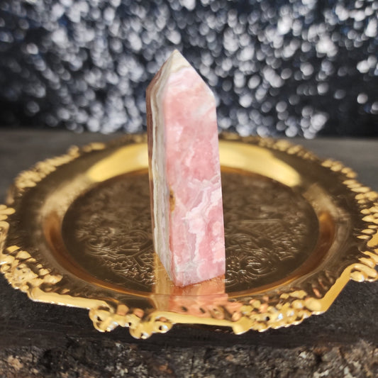 Rhodochrosite Tower - MagicBox Crystals