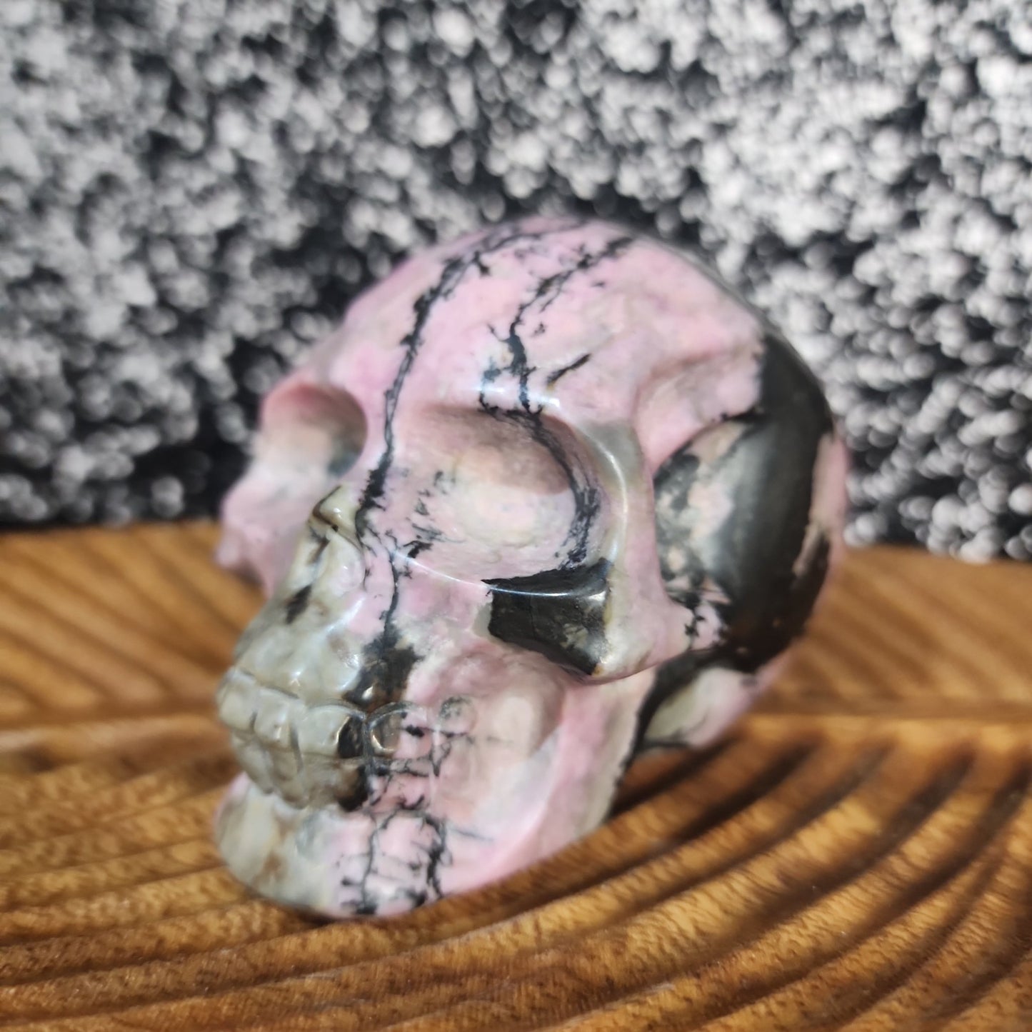 Rhodonite Skull - MagicBox Crystals