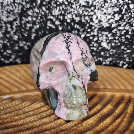 Rhodonite Skull - MagicBox Crystals