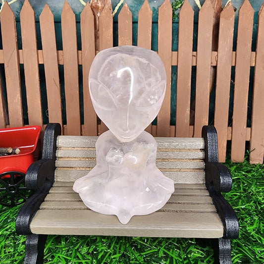 Rose Quartz Alien - MagicBox Crystals