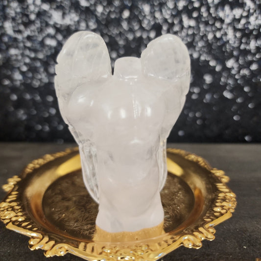 Rose Quartz Angel Man Body - MagicBox Crystals