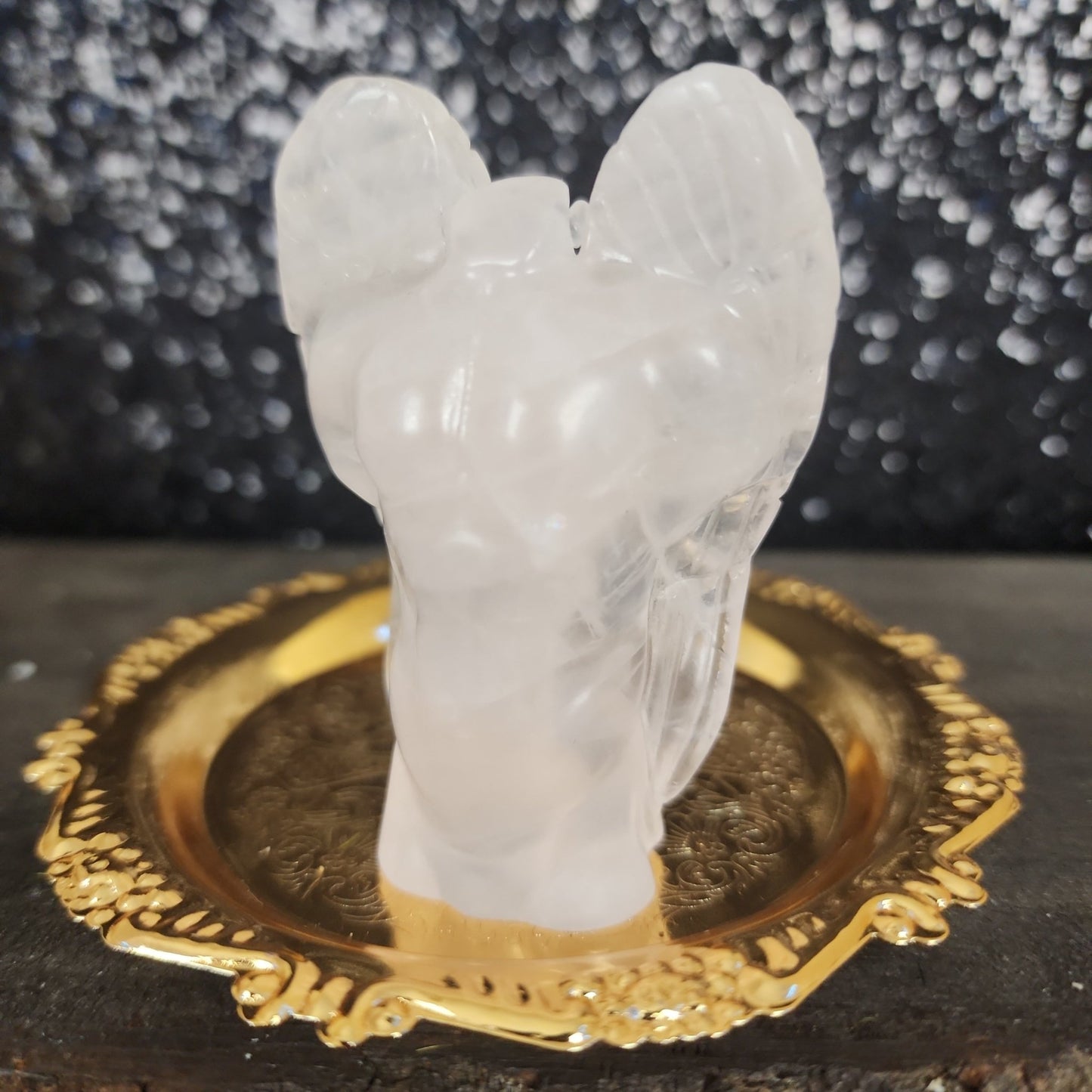 Rose Quartz Angel Man Body - MagicBox Crystals