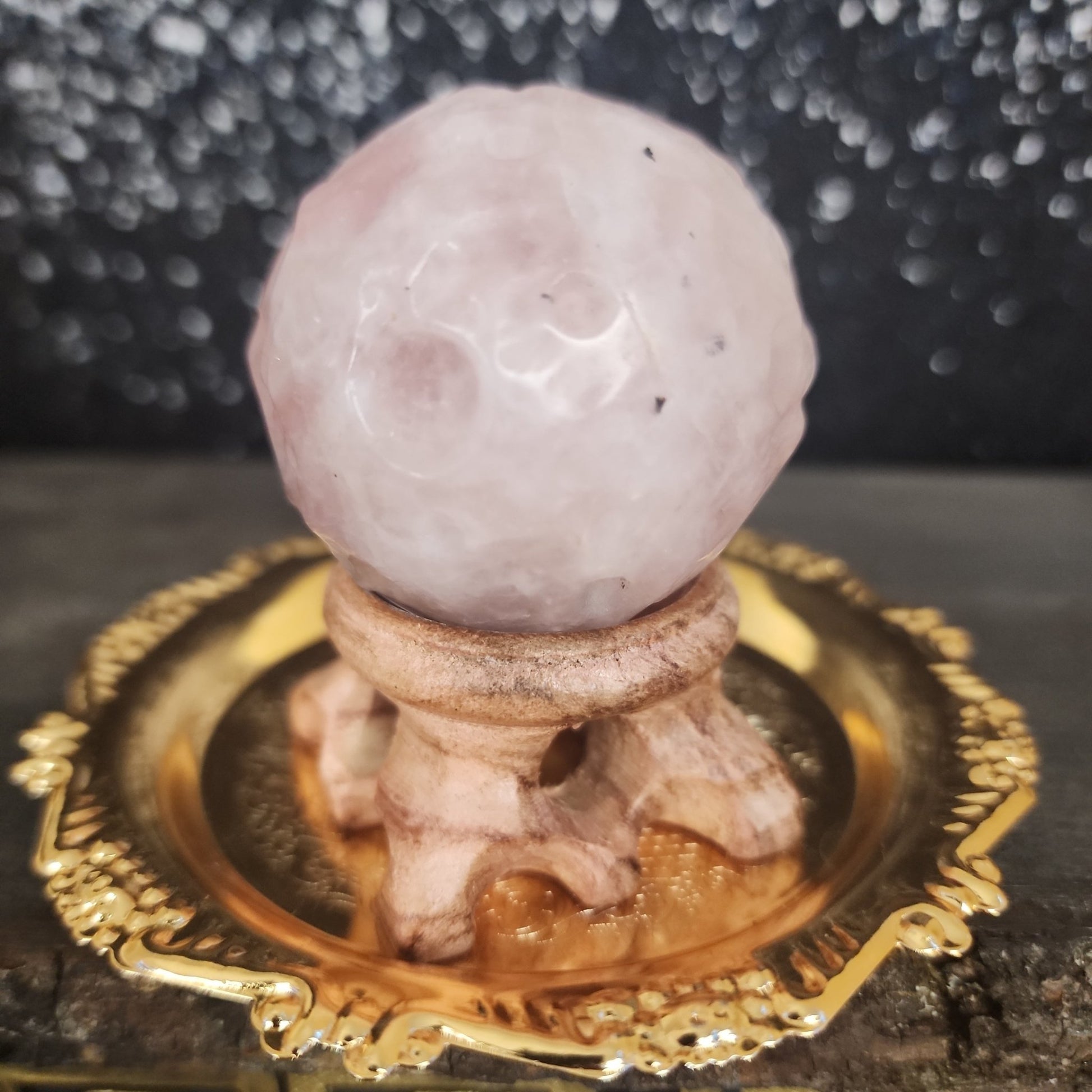 Rose Quartz Moon - MagicBox Crystals