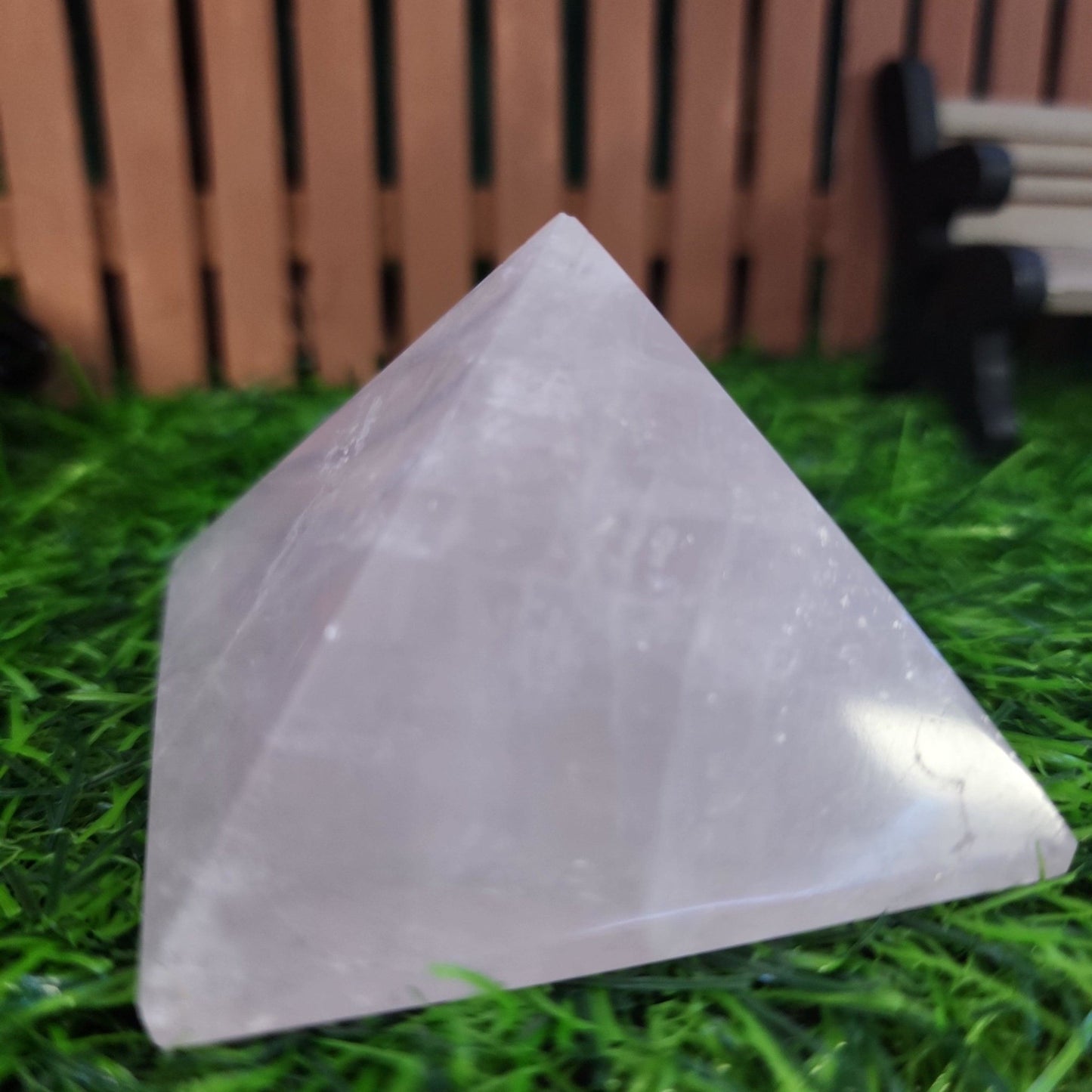 Rose Quartz Pyramid - MagicBox Crystals