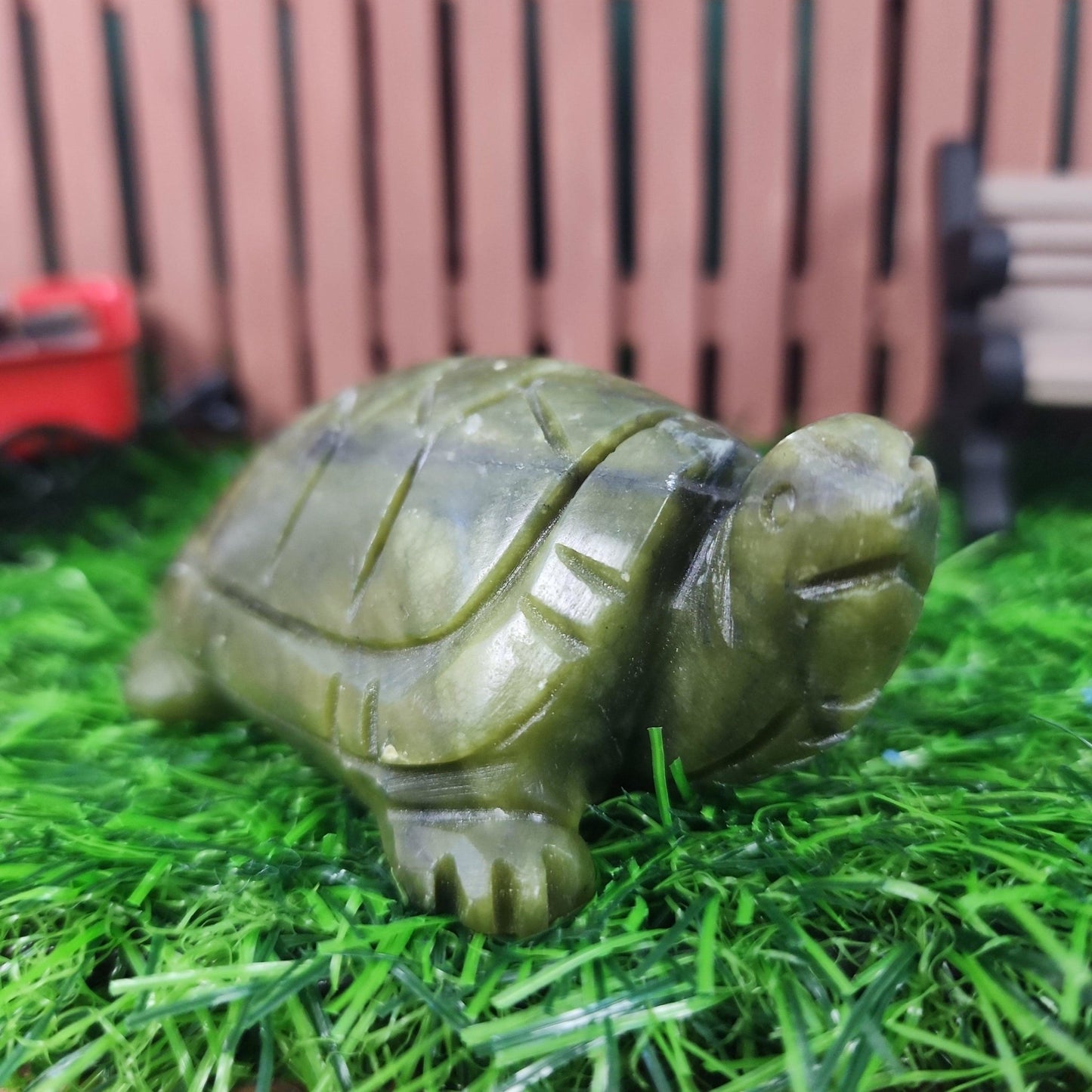 Serpentine Turtle Carving - MagicBox Crystals