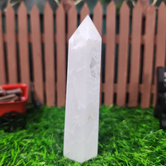 Snow Agate Tower - MagicBox Crystals