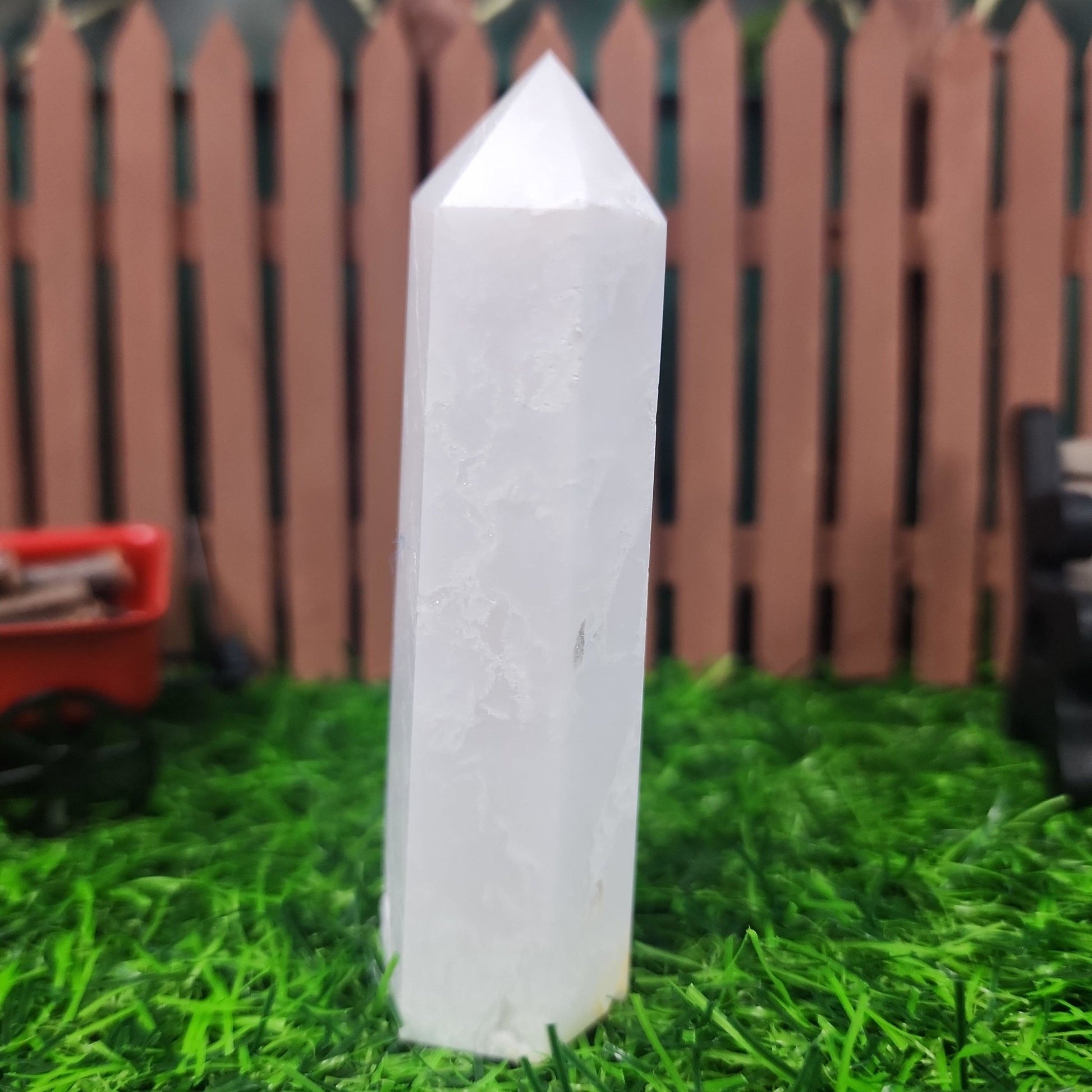 Snow Agate Tower - MagicBox Crystals