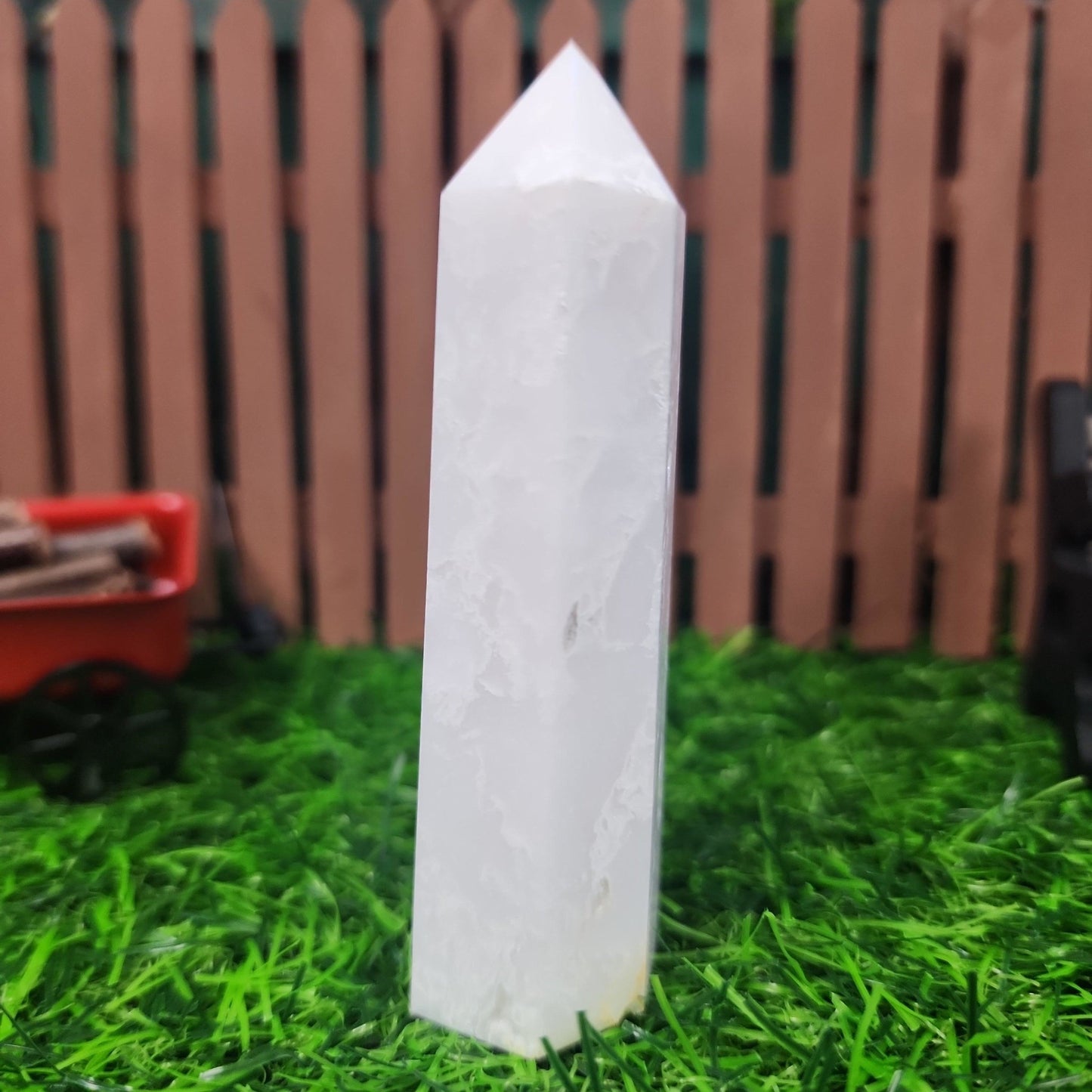 Snow Agate Tower - MagicBox Crystals