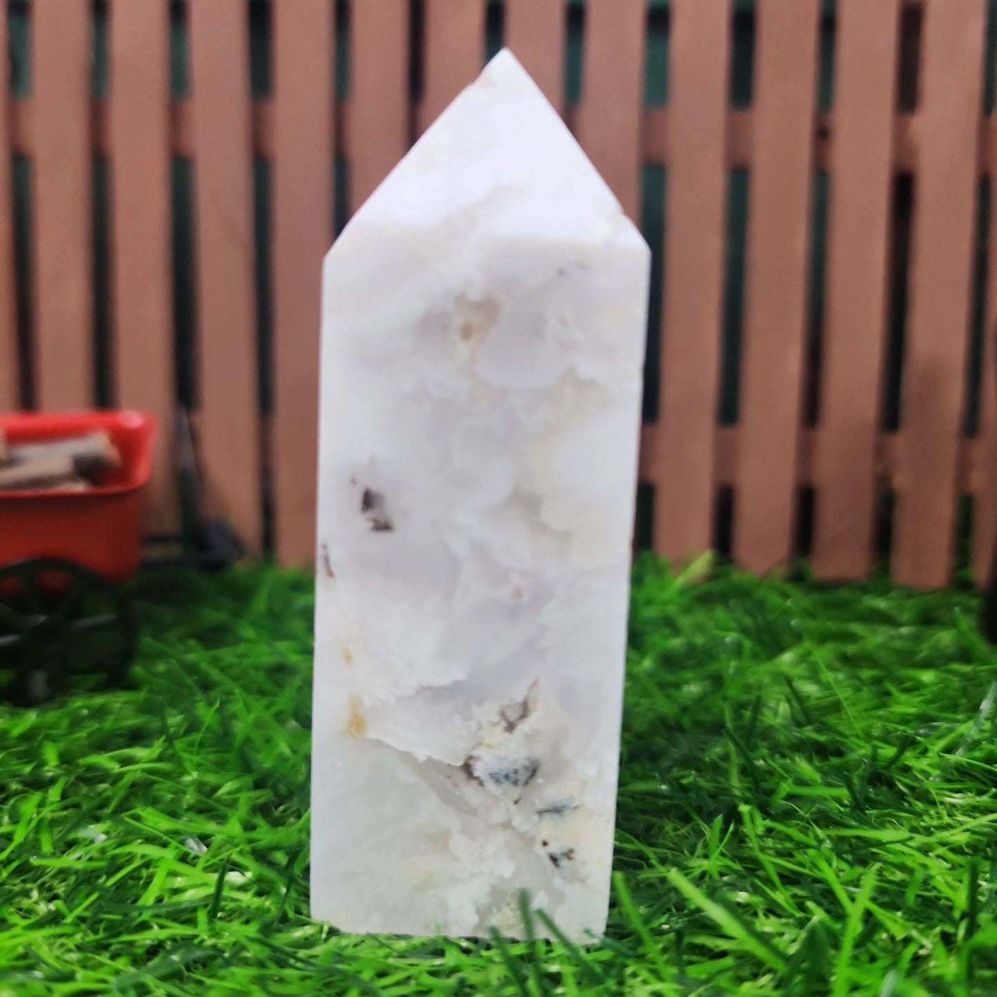 Snow Agate Tower - MagicBox Crystals