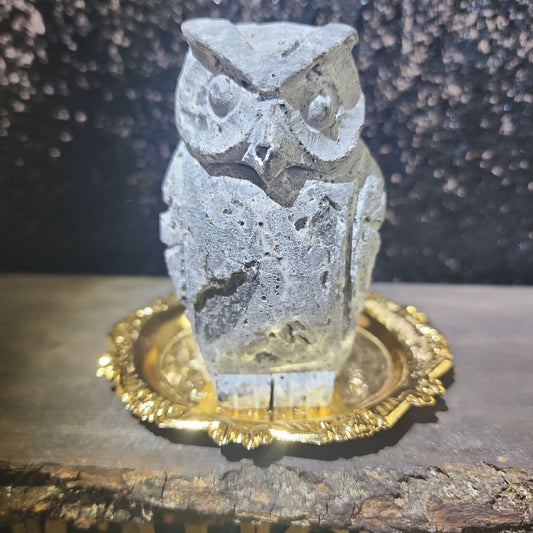 Sphalerite Druzy Owl - MagicBox Crystals