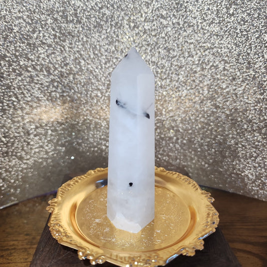 Tourmaline Quartz Tower - MagicBox Crystals