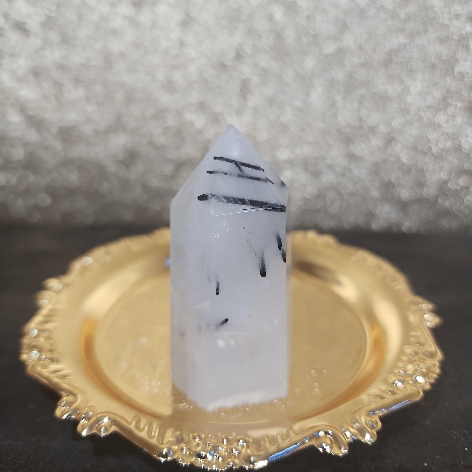 Tourmaline Quartz Tower - MagicBox Crystals