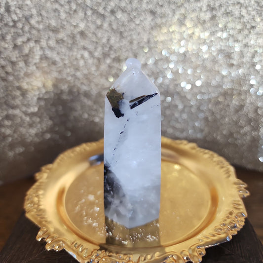 Tourmaline Quartz Tower - MagicBox Crystals