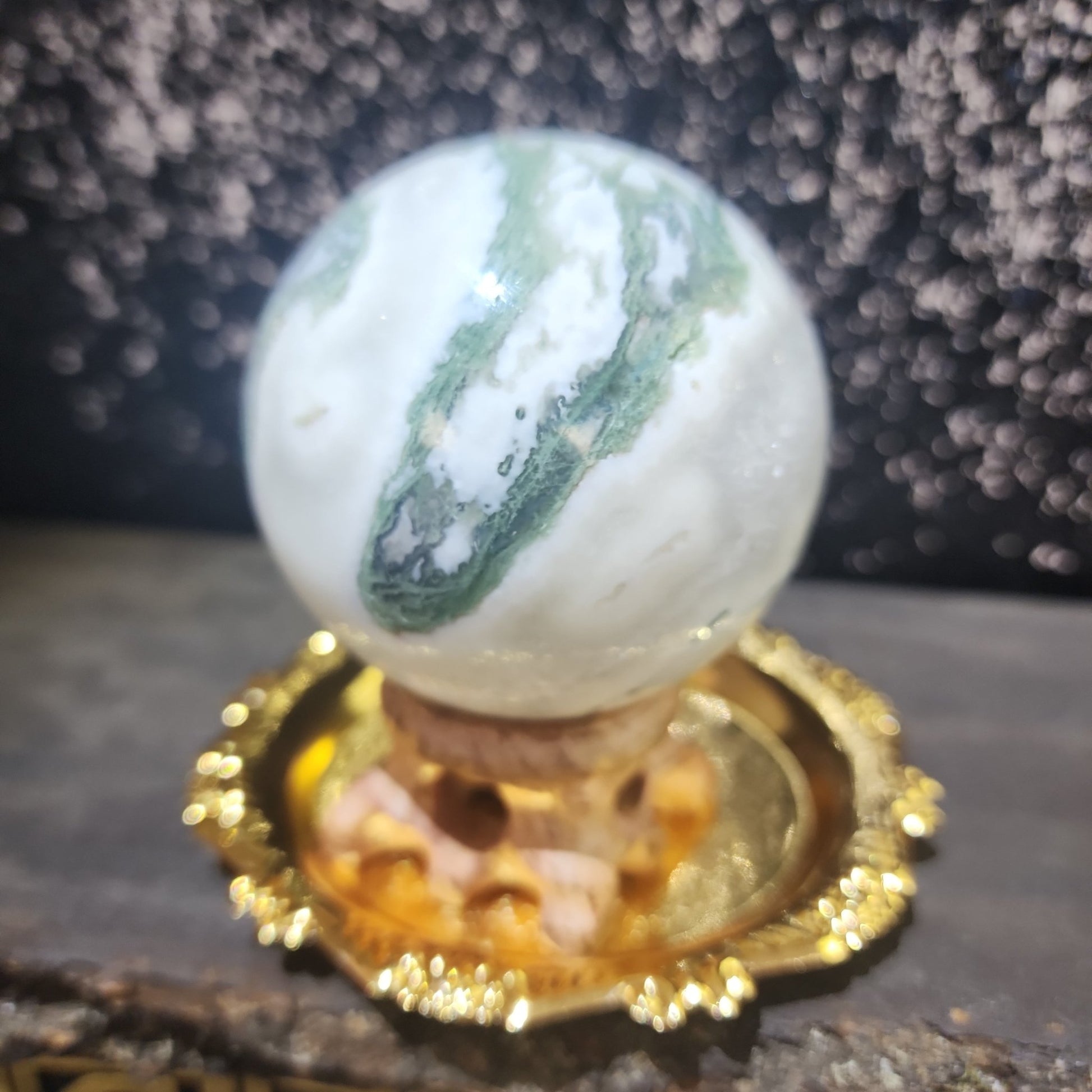Tree Agate Sphere - MagicBox Crystals