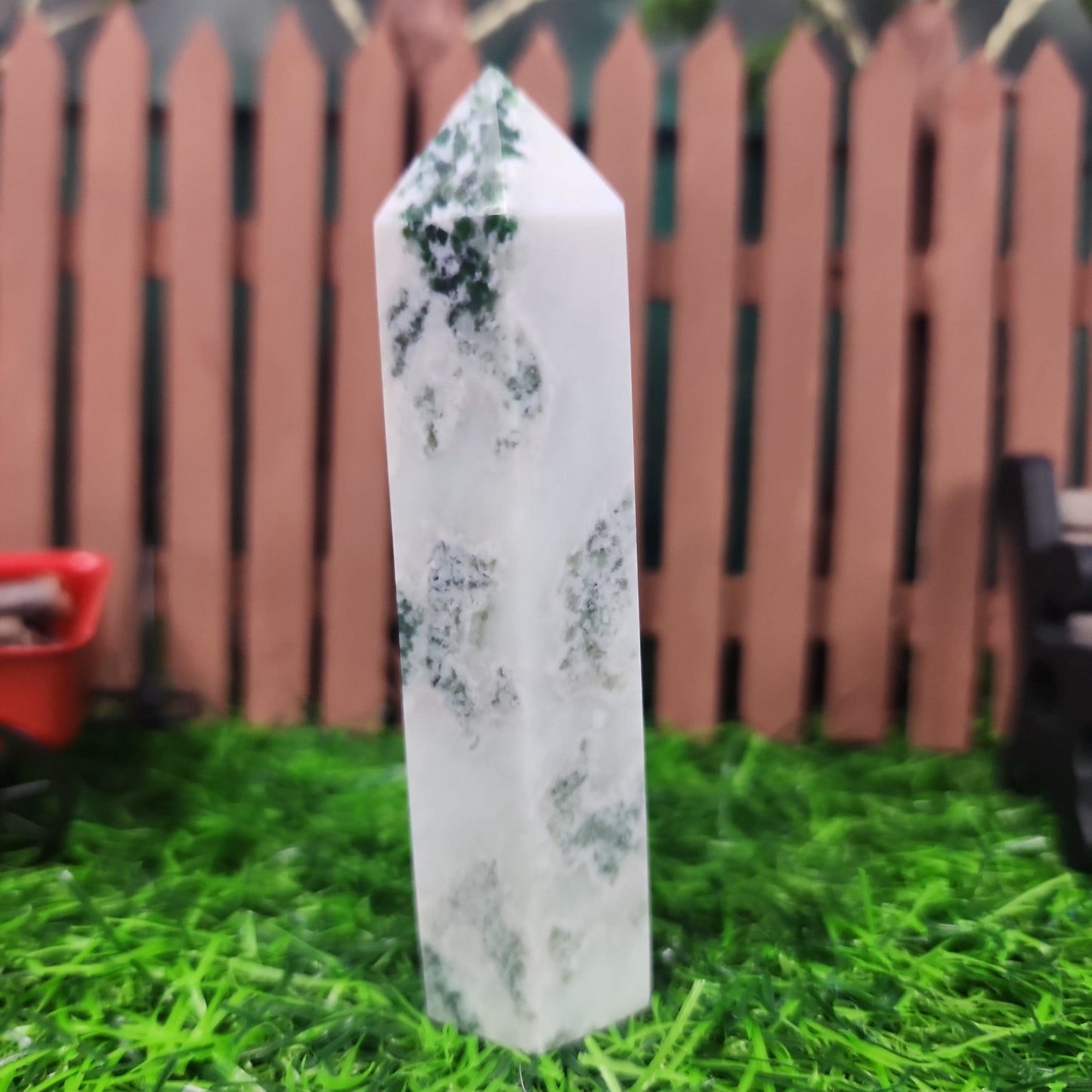 Tree Agate Tower - MagicBox Crystals