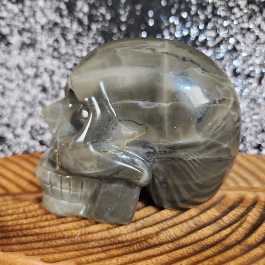 Volcanic Agate Skull - MagicBox Crystals