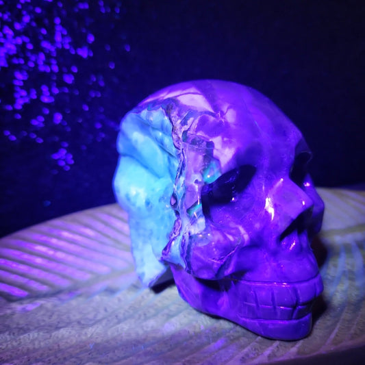 Volcanic Agate Skull - MagicBox Crystals